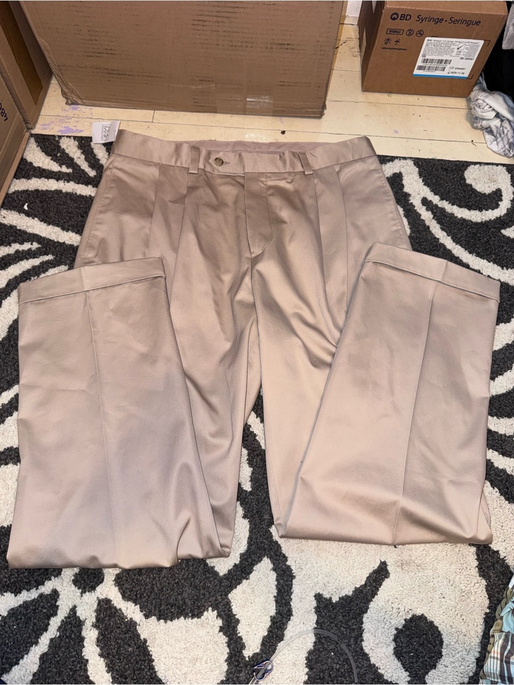 Jos. A. Bank Men's Dress Pants in Light Tan